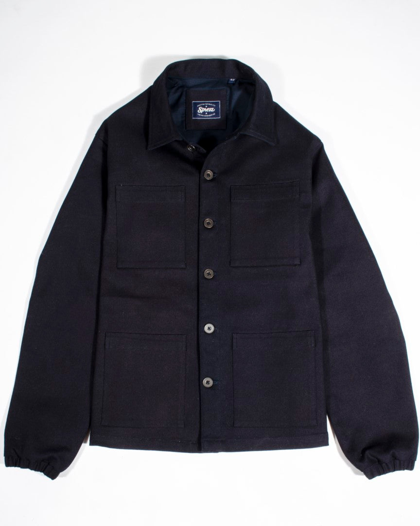 Raw Denim French Workwear Jacket – Sprezz.in Raw Denim French Workwear Jacket – Sprezz.in