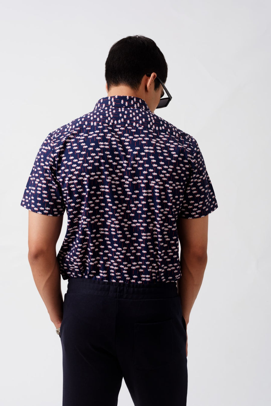 Rōtasu Floral Print Cotton Half Sleeves Shirt