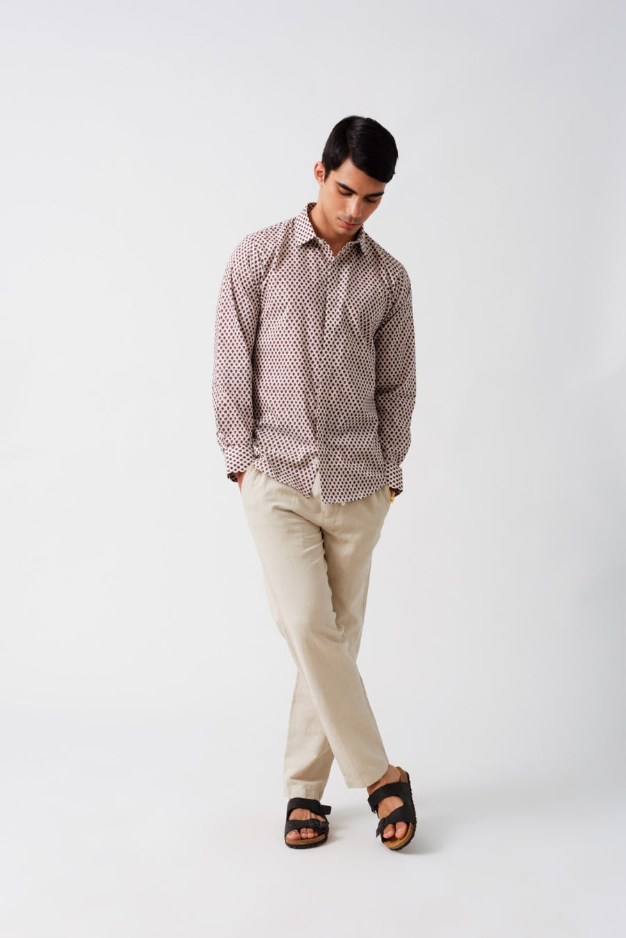 Desert Rose Cotton Full Sleeves Shirt