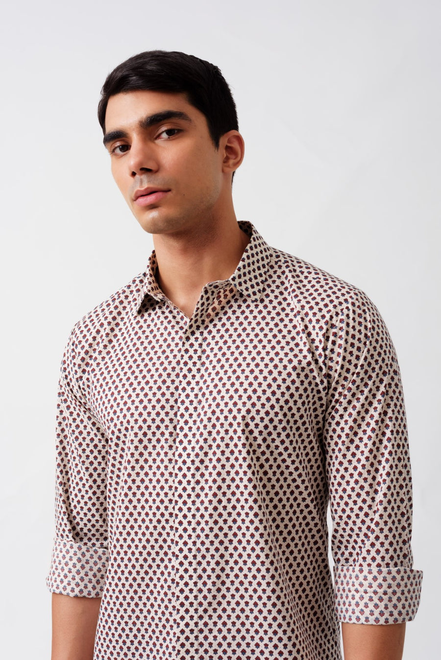 Desert Rose Cotton Full Sleeves Shirt