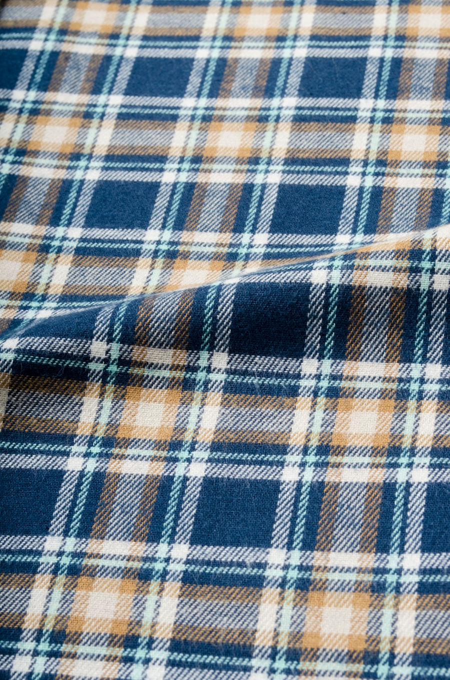 Brushed Check Button Down Shirt