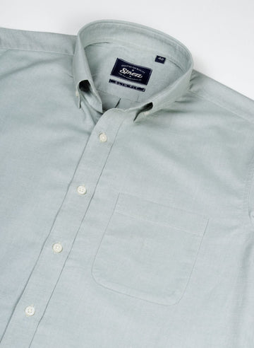 Pastel Mint Oxford Button Down Shirt