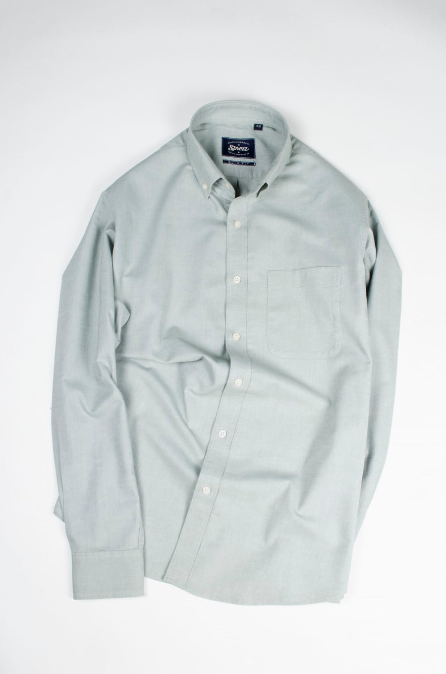 Pastel Mint Oxford Button Down Shirt