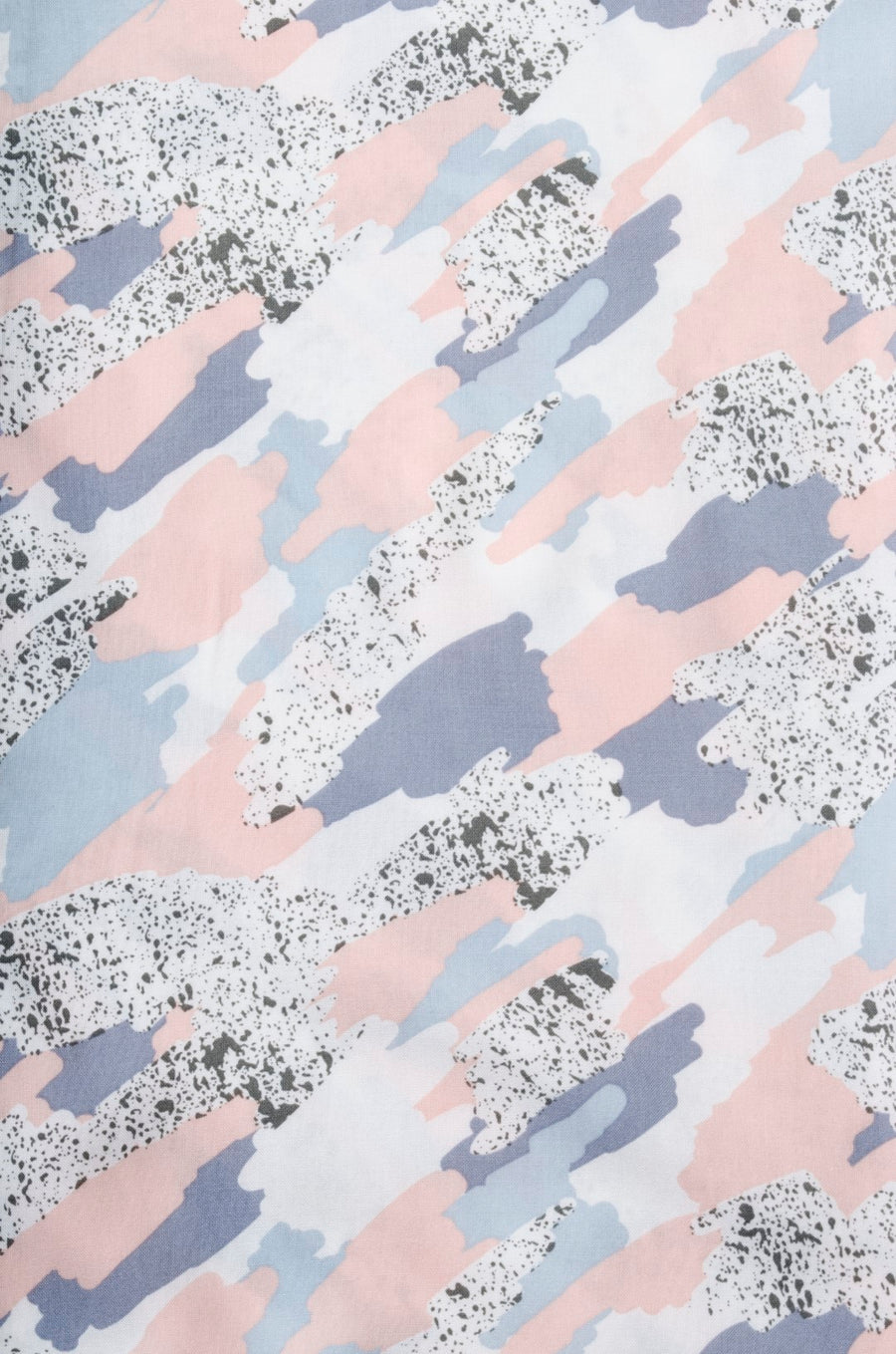 Urban Pastel Camo Oversized Viscose Shirt