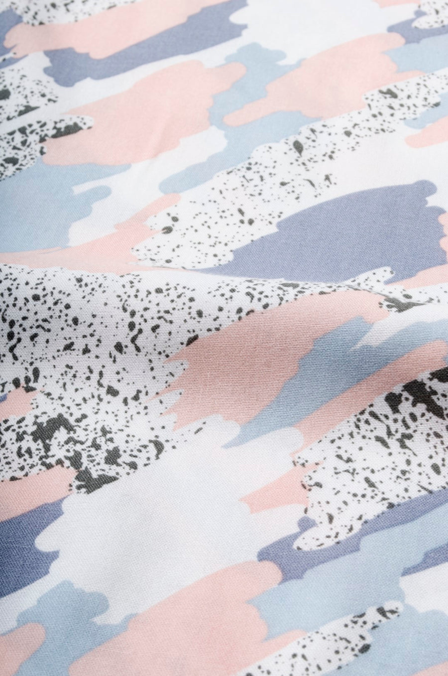 Urban Pastel Camo Oversized Viscose Shirt
