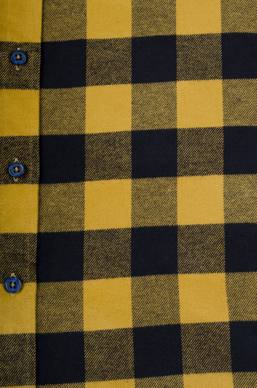 Soft Flannel Check Button Down Collar Shirt