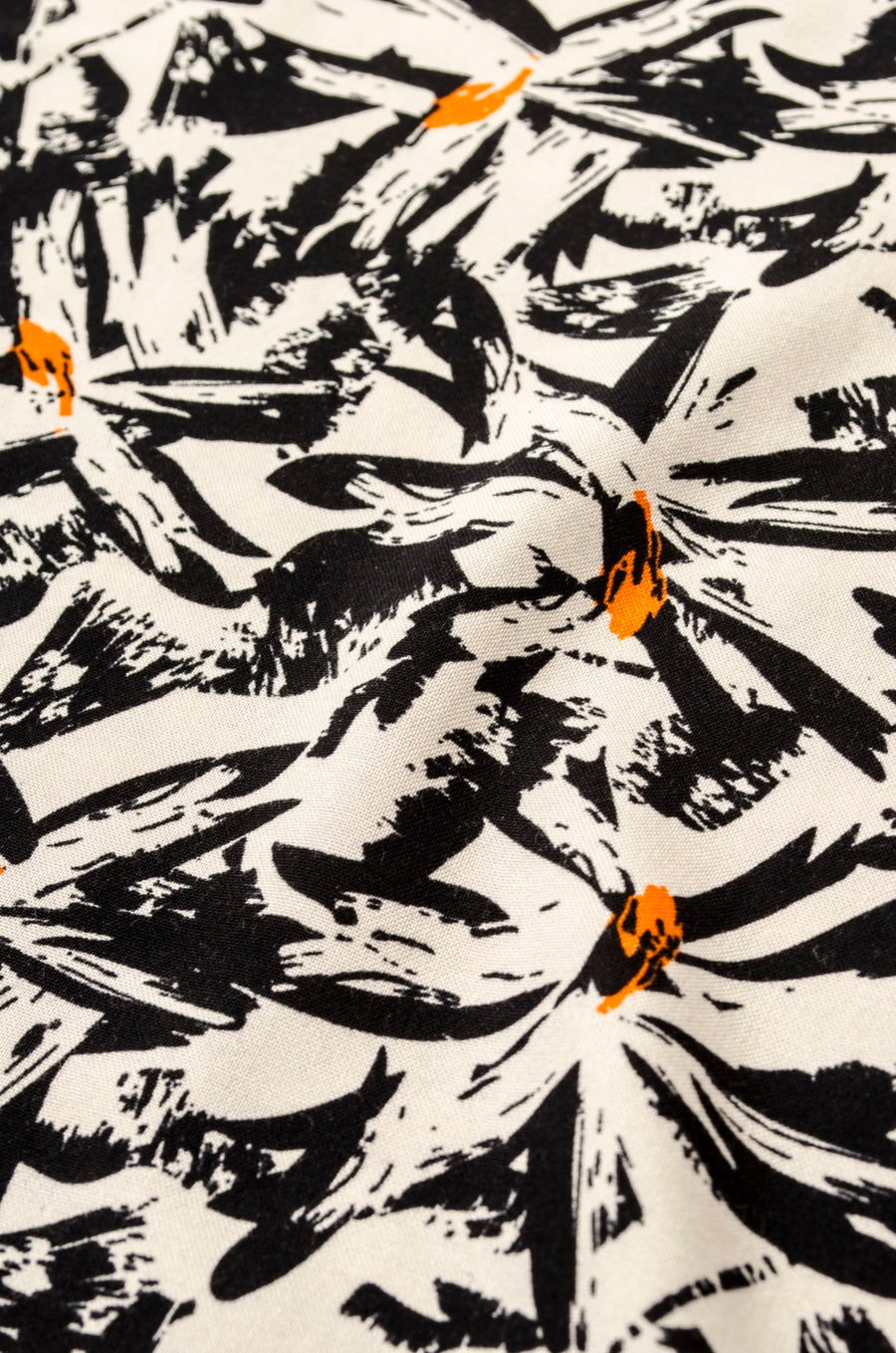 Autumn Floral Print Oversized Viscose Shirt