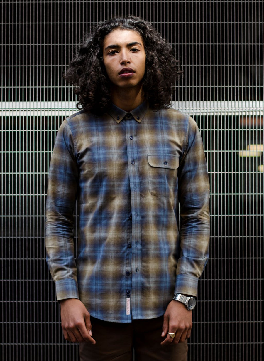 Branché Check Button Down Shirt