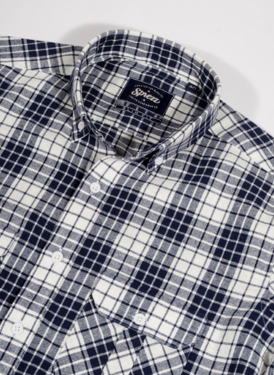 Lumber Check Flannel Button Down Shirt