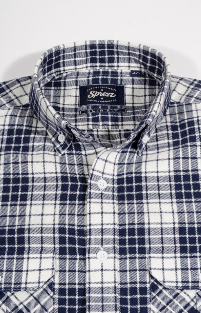 Lumber Check Flannel Button Down Shirt