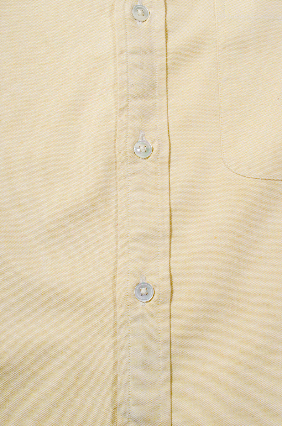 Pastel Yellow Oxford Button Down Slim Fit shirt