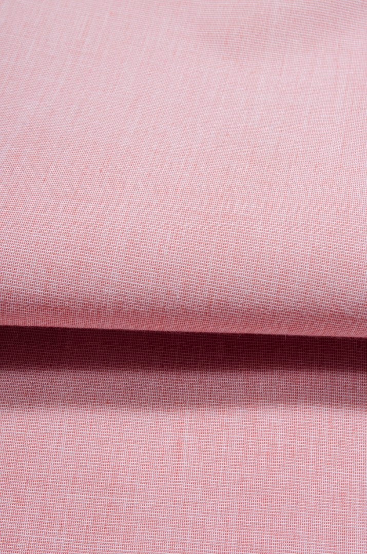 Salmon Fil A Fil Button Down Shirt