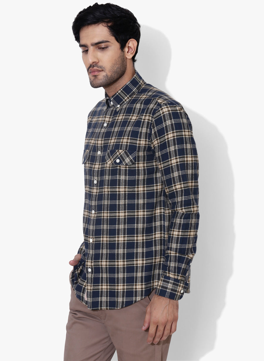 Lumber Jack Brushed Flannel Check Button Down Shirt