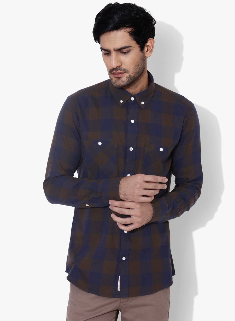 Light Flannel Button Down Shirt