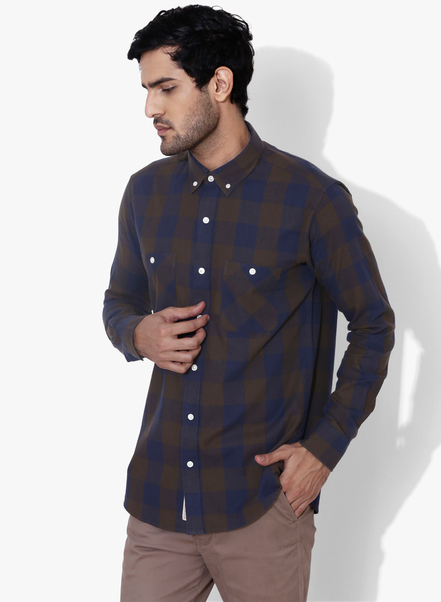 Light Flannel Button Down Shirt