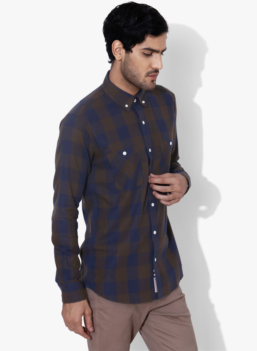 Light Flannel Button Down Shirt