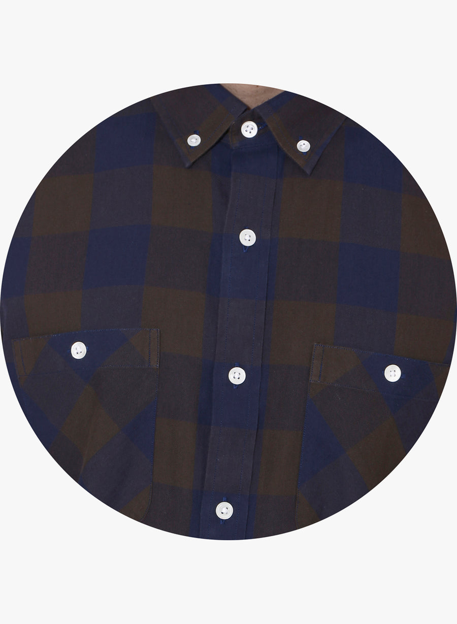 Light Flannel Button Down Shirt