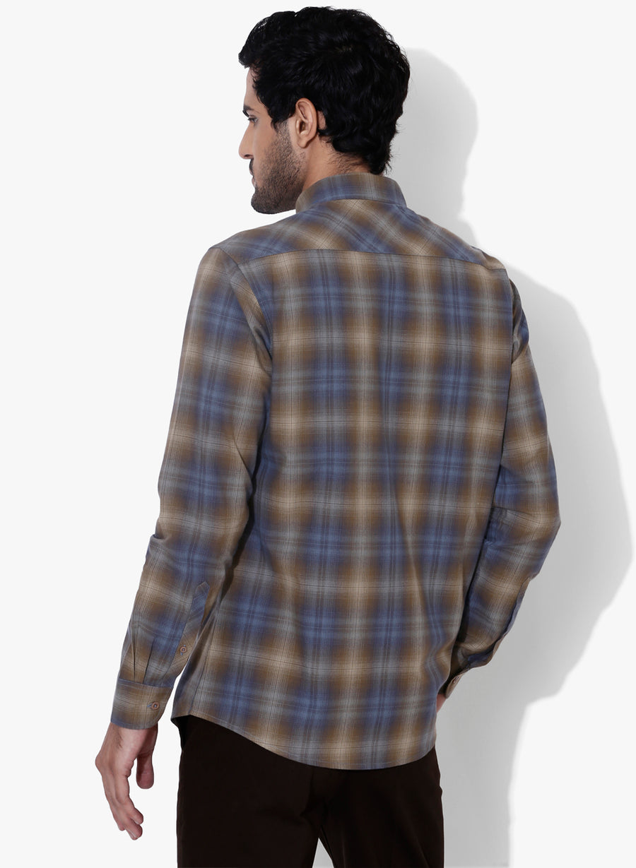 Branché Check Button Down Shirt