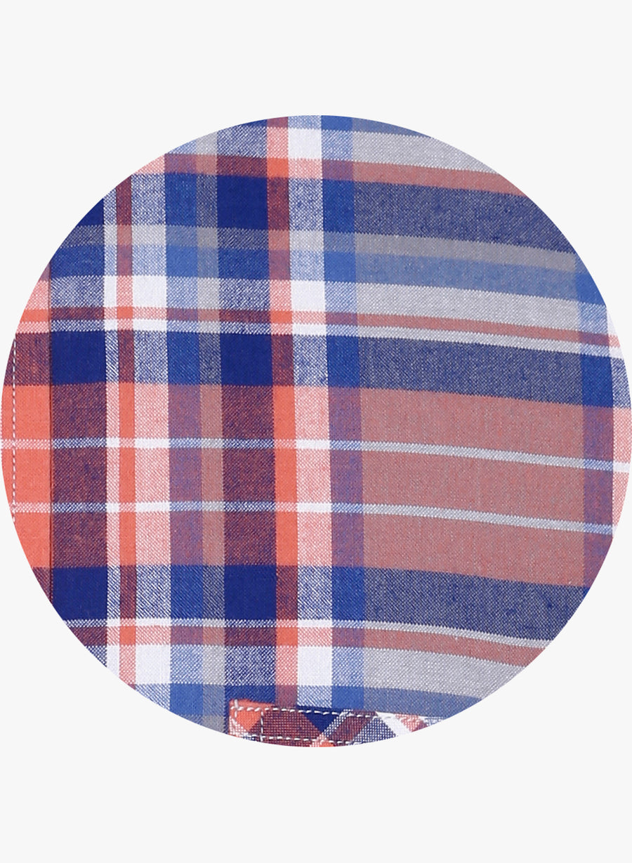 Hipster Check Button Down Shirt