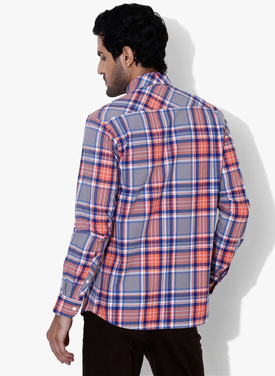 Hipster Check Button Down Shirt