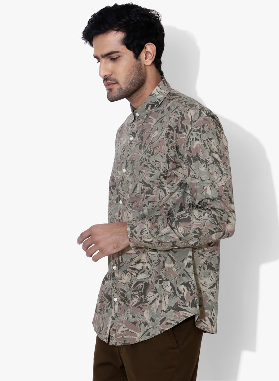 Urban Camo Button Down Shirt