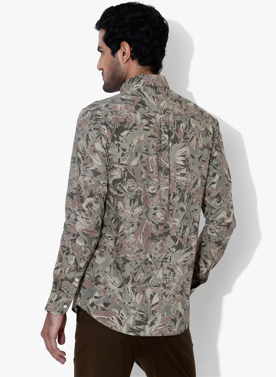 Urban Camo Button Down Shirt