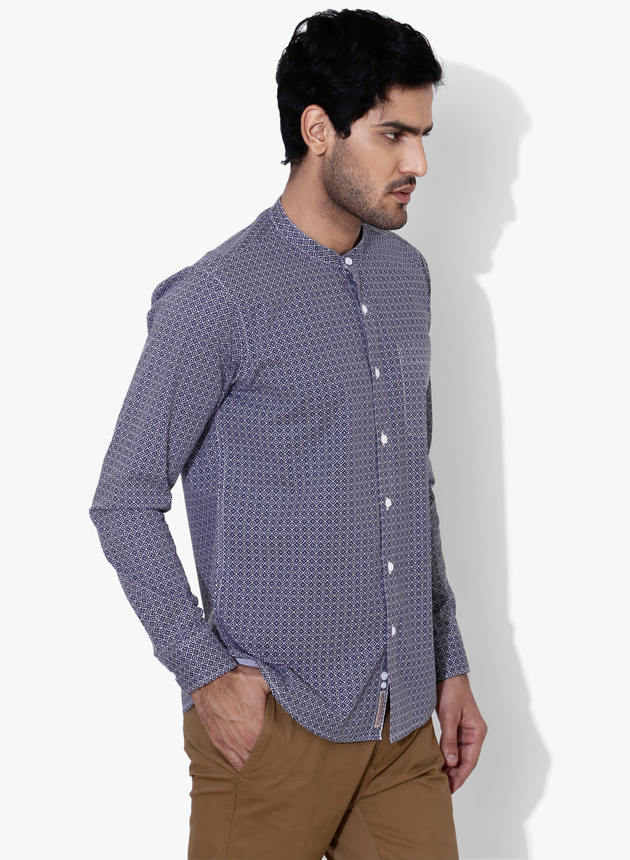 Marrakech Grandad collar Slim Fit Shirt