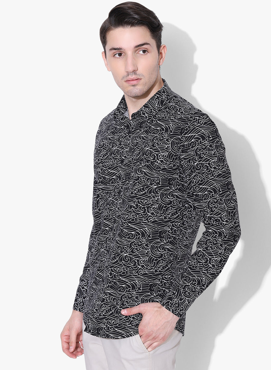 Kaiga Print Full Sleeves Shirt