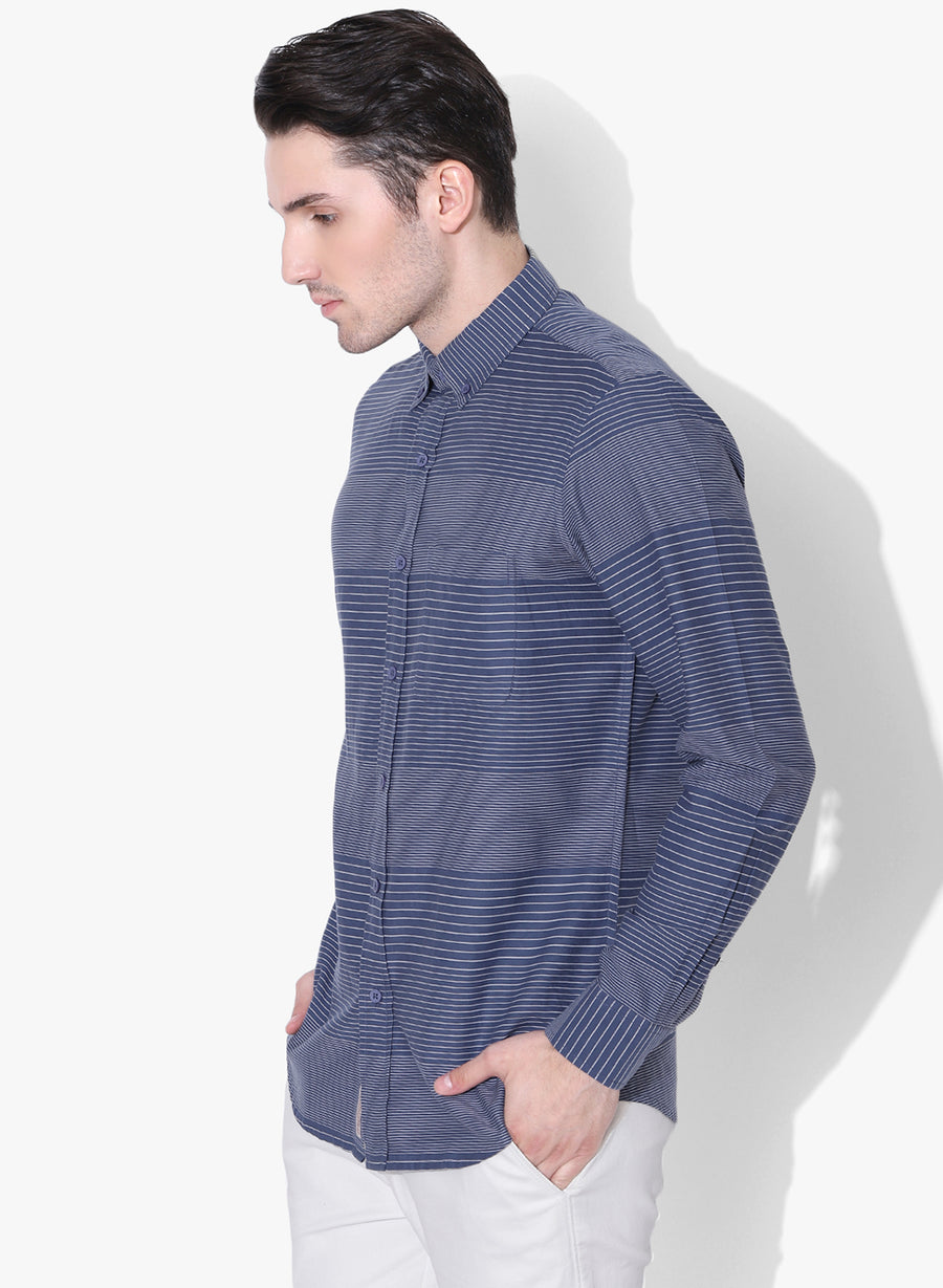 Heng Striper Button Down Shirt