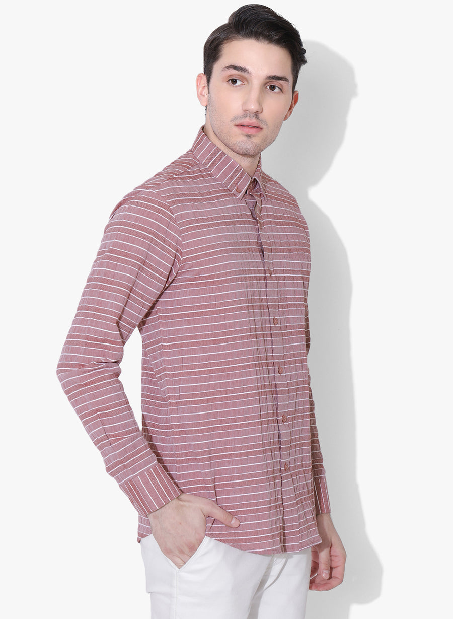 Suto Striper Button Down Shirt