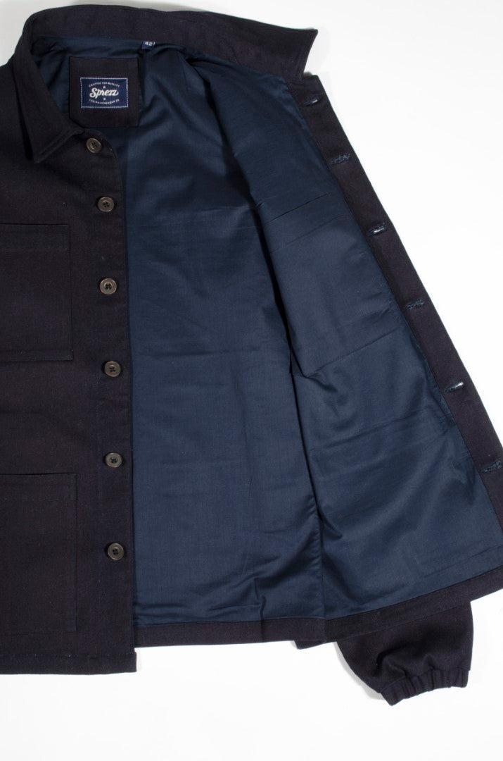 Raw Denim French Workwear Jacket