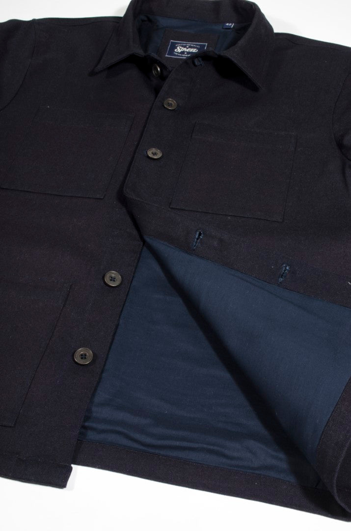 Raw Denim French Workwear Jacket