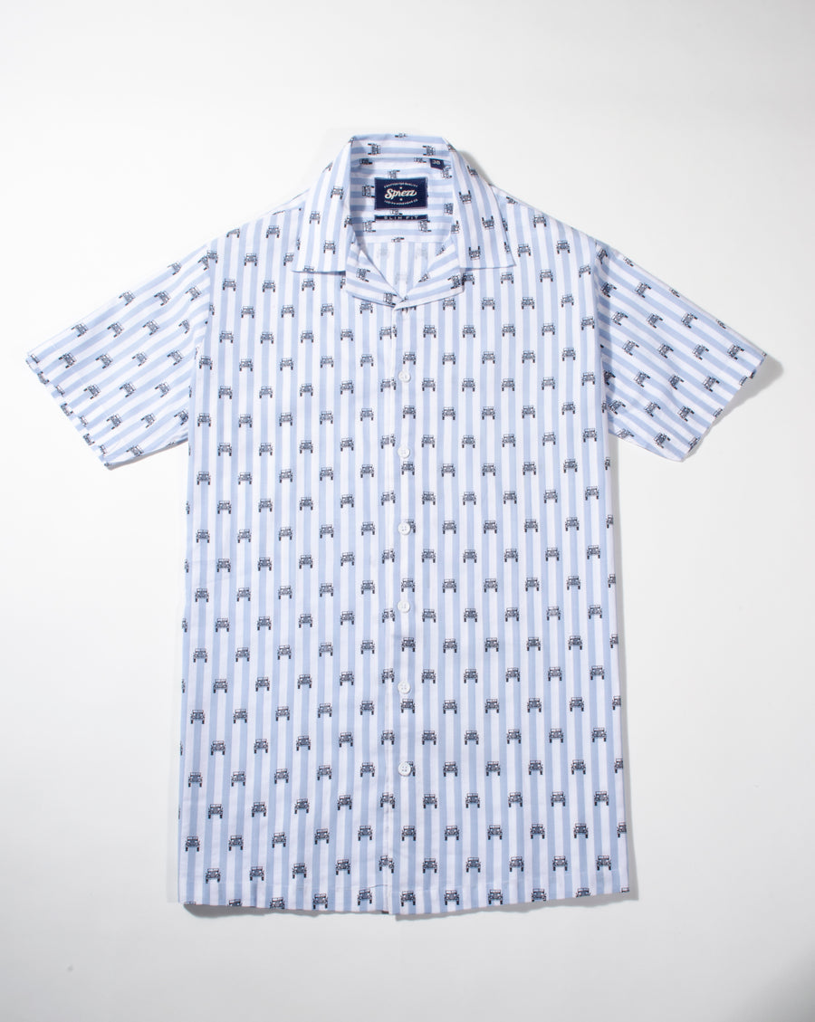 Jeep Print Resort Collar Shirt