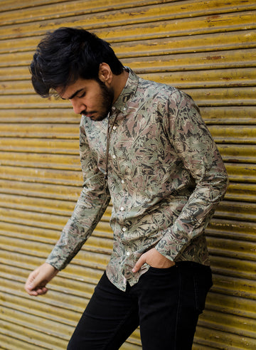 Urban Camo Button Down Shirt